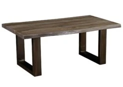 Table Basse 110x60 Palissandre Laqué Smoked Oak FREEFORM #0315 -Massivmoebel24 09 200 715 0315 9