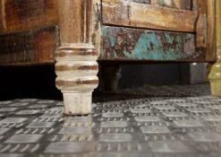 Table De Nuit 50x42 Bois De Récupération Laqué Multicolore FABLE #03 11 Table De Nuit 50x42 Bois De Récupération Laqué Multicolore FABLE #03 -Massivmoebel24 09 200 751 0003 4