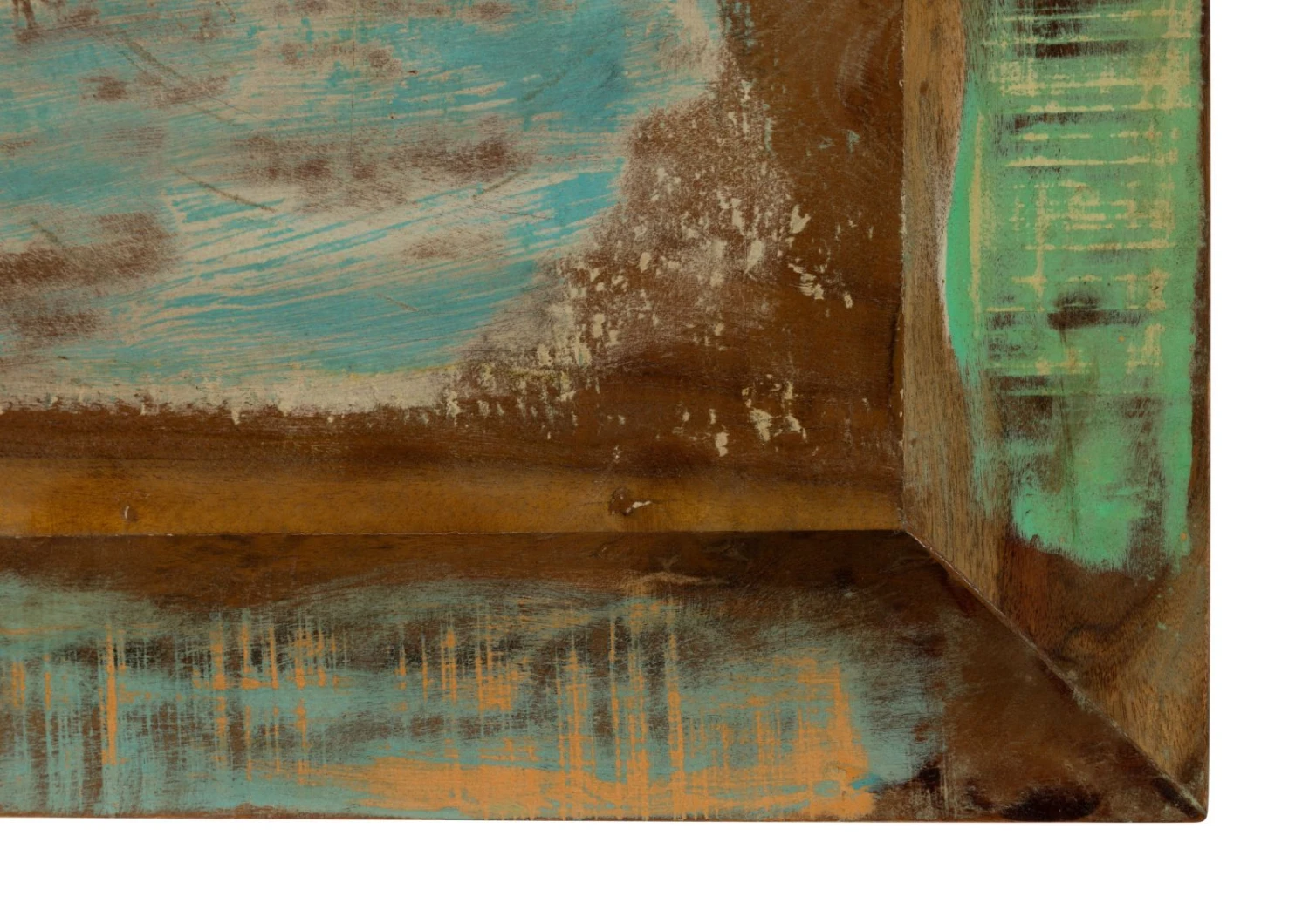 Table Basse 110x60 Bois De Récupération Laqué Multicolore FABLE #06 5 Table Basse 110x60 Bois De Récupération Laqué Multicolore FABLE #06 – Image 5