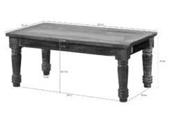 Table Basse 110x60 Bois De Récupération Laqué Multicolore FABLE #06 16 Table Basse 110x60 Bois De Récupération Laqué Multicolore FABLE #06 -Massivmoebel24 09 200 751 0006 8