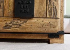 Table Basse 90x90x45 En Bois De Manguier Naturel Laqué RAILWAY #1006 15 Table Basse 90x90x45 En Bois De Manguier Naturel Laqué RAILWAY #1006 -Massivmoebel24 09 200 772 0106 06