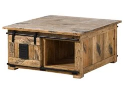 Table Basse 90x90x45 En Bois De Manguier Naturel Laqué RAILWAY #1006 18 Table Basse 90x90x45 En Bois De Manguier Naturel Laqué RAILWAY #1006 -Massivmoebel24 09 200 772 0106 09