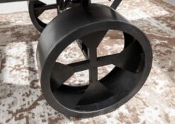 Table Basse 110x80 Manguier Laqué Gris RAILWAY #233 -Massivmoebel24 09 200 772 1027 6