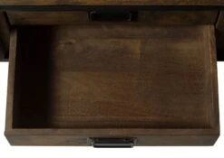 Table Basse En Bois De Manguier Laqué Marron RAILWAY #3011 -Massivmoebel24 09 200 772 3111 07