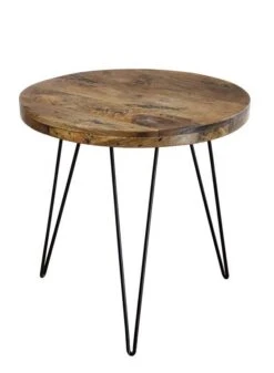 Table Basse 60x60 Bois De Récupération Laqué Multicolore RAILWAY #109 -Massivmoebel24 09 200 818 0002 5