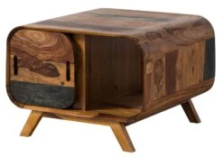 Table Basse En Bois De Sheesham 70x70x50 Marron Foncé Laqué MAILAND #233 18 Table Basse En Bois De Sheesham 70x70x50 Marron Foncé Laqué MAILAND #233 -Massivmoebel24 09 200 875 1133 09