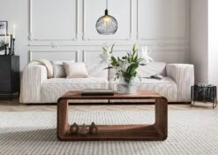 Table Basse 100x50 Palissandre Huilé Brun LOUNGE COLLECTION #03 12 Table Basse 100x50 Palissandre Huilé Brun LOUNGE COLLECTION #03 -Massivmoebel24 09 200 960 0003 01