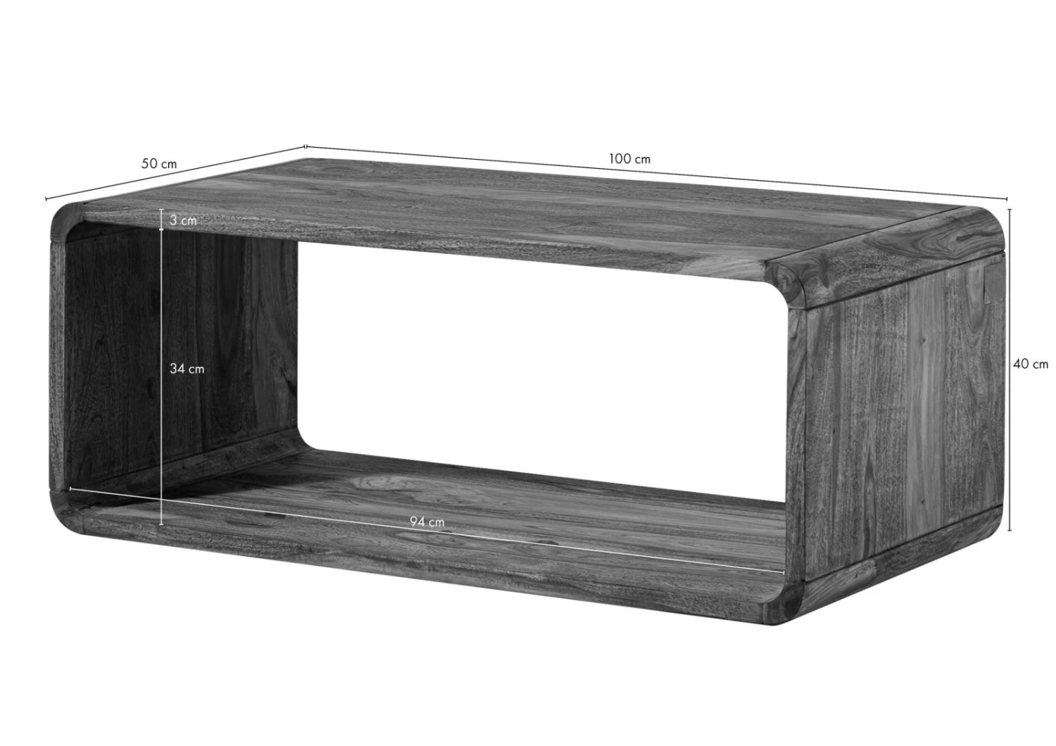 Table Basse 100x50 Palissandre Huilé Brun LOUNGE COLLECTION #03 8 Table Basse 100x50 Palissandre Huilé Brun LOUNGE COLLECTION #03 – Image 8