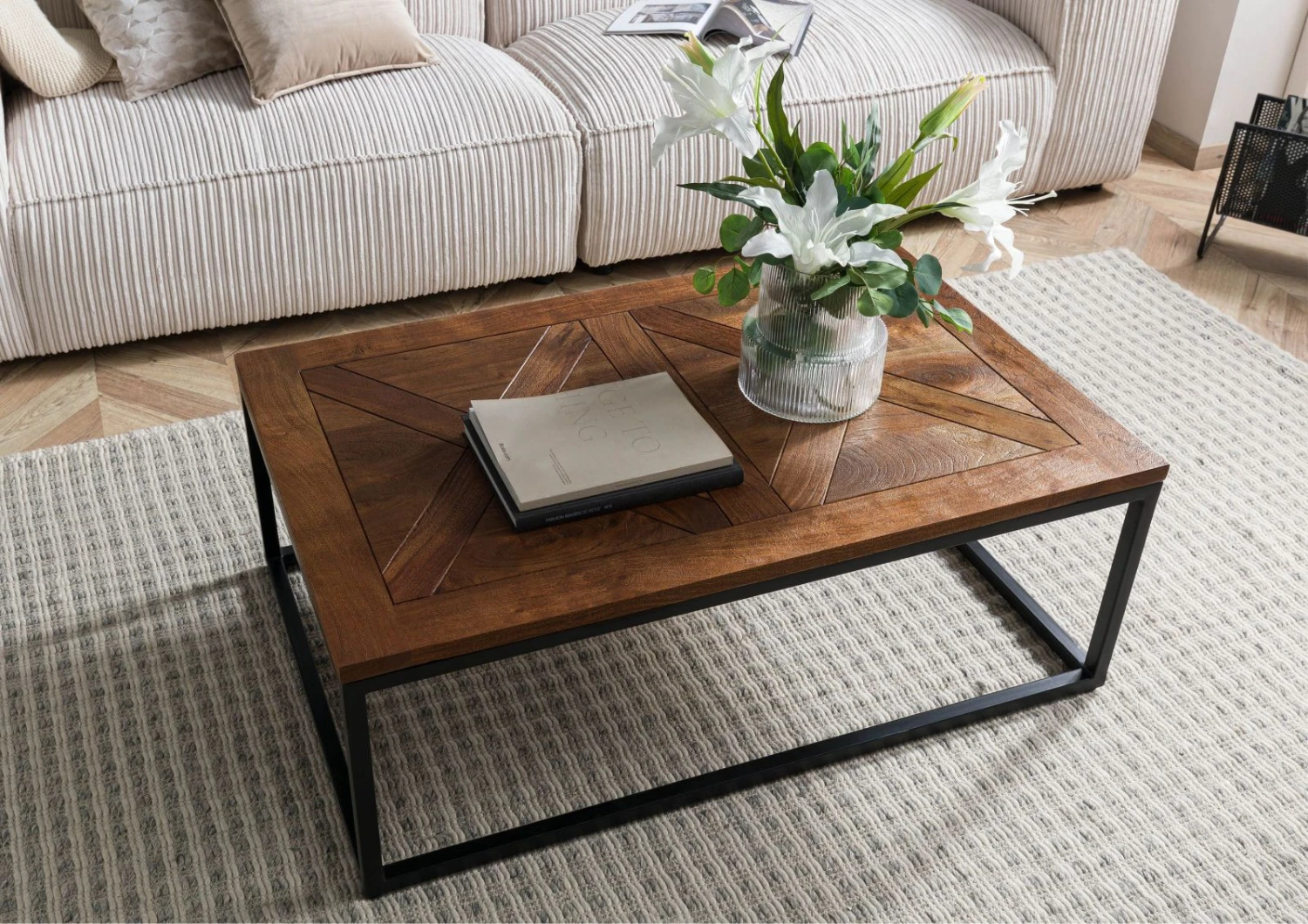 Table Basse 110x70 Acacia Laqué Noisette LOUNGE COLLECTION #05 2 Table Basse 110x70 Acacia Laqué Noisette LOUNGE COLLECTION #05 – Image 2