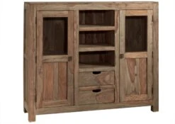 Buffet 140x40 Palissandre Huilé Gris Taupe NATURE GREY #63 13 Buffet 140x40 Palissandre Huilé Gris Taupe NATURE GREY #63 -Massivmoebel24 09 310 550 0063 9