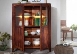 Buffet 110x40 Palissandre Huilé Noisette BROOKLYN #25 -Massivmoebel24 09 310 655 0025 4