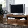 Meuble TV 128x50 Palissandre Teinté Smoked Cherry TORONTO #107