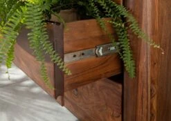 Buffet 166x40 Palissandre Ciré Noisette TORONTO #204 -Massivmoebel24 09 310 665 1004 7