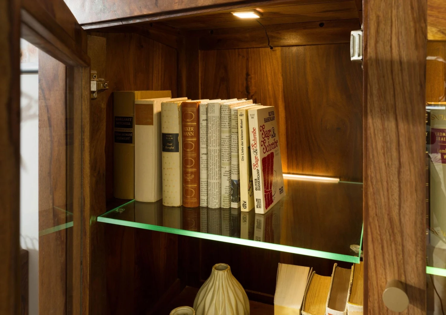 ANCONA #230 Buffet En Bois De Sheesham - Laqué / Brun Foncé 100x45x150 5 ANCONA #230 Buffet En Bois De Sheesham - Laqué / Brun Foncé 100x45x150 – Image 5