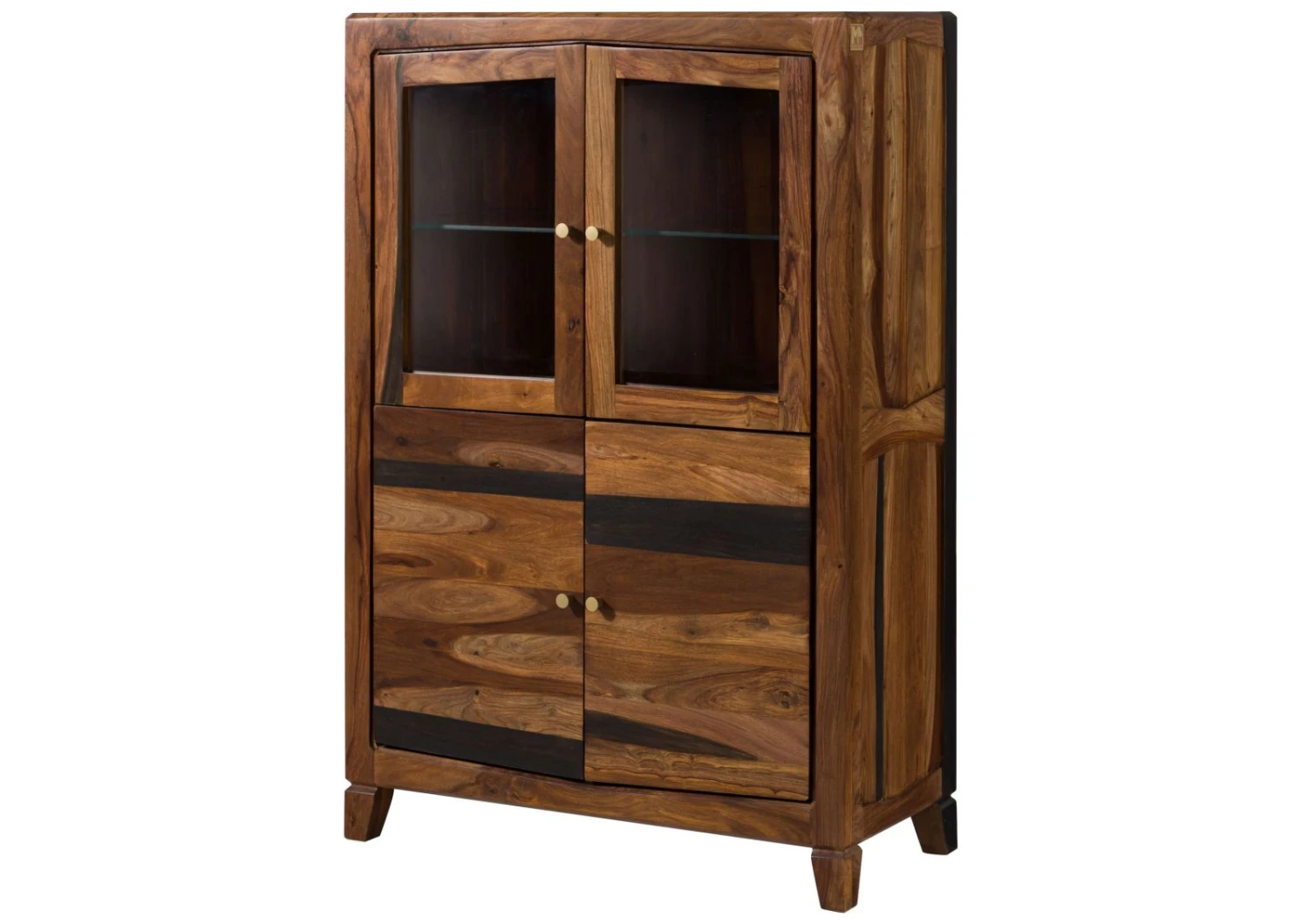 ANCONA #230 Buffet En Bois De Sheesham - Laqué / Brun Foncé 100x45x150 9 ANCONA #230 Buffet En Bois De Sheesham - Laqué / Brun Foncé 100x45x150 – Image 9