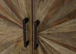 Buffet En Bois De Manguier Et De Bois De Palissandre Laqué Noir Et Brun SUN#104 15 Buffet En Bois De Manguier Et De Bois De Palissandre Laqué Noir Et Brun SUN#104 -Massivmoebel24 09 310 725 0104 7