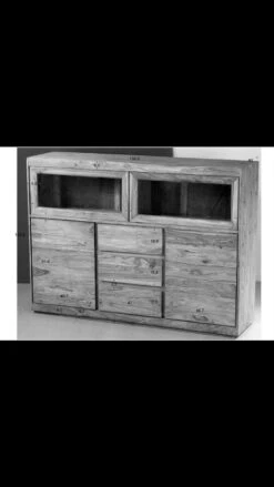 Buffet Avec Vitrine 150x40cm - Palissandre Laqué Noble Unique SYDNEY #103 10 Buffet Avec Vitrine 150x40cm - Palissandre Laqué Noble Unique SYDNEY #103 -Massivmoebel24 09 310 777 0103 8