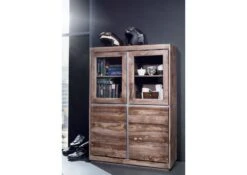Vitrine 102x40 Palissandre Laqué Smoked Oak SYDNEY #200