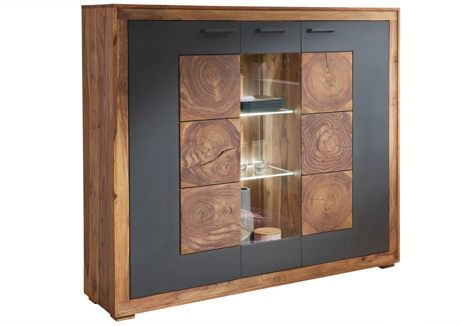 Buffet 150x40 Palissandre Teinté Brun TURIN #10 8 Buffet 150x40 Palissandre Teinté Brun TURIN #10 – Image 8