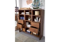 Étagère 142x45 Acacia Laqué Brun PURE ACACIA #212 9 Étagère 142x45 Acacia Laqué Brun PURE ACACIA #212 -Massivmoebel24 09 310 886 2012 4