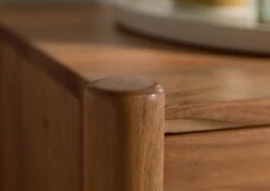 Commode Acacia 136x50x80 Naturel Laqué KOPENHAGEN #130 -Massivmoebel24 09 312 493 1030 07