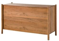 Commode Acacia 136x50x80 Naturel Laqué KOPENHAGEN #130 -Massivmoebel24 09 312 493 1030 10