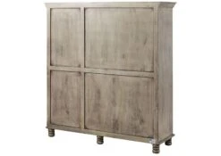 Buffet 150x45 Manguier Laqué Gris HERMITAGE #620 -Massivmoebel24 09 312 601 0620 11