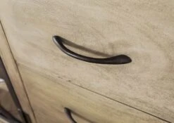 Buffet 150x45 Manguier Laqué Gris HERMITAGE #620 -Massivmoebel24 09 312 601 0620 5