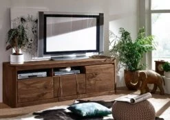 Meuble TV 178x40 Palissandre Teinté Smoked Cherry TORONTO #120