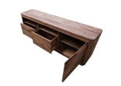 Meuble TV 178x40 Palissandre Teinté Smoked Cherry TORONTO #120 -Massivmoebel24 09 312 665 0021 6