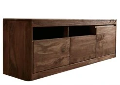 Meuble TV 178x40 Palissandre Teinté Smoked Cherry TORONTO #120 -Massivmoebel24 09 312 665 0021 9