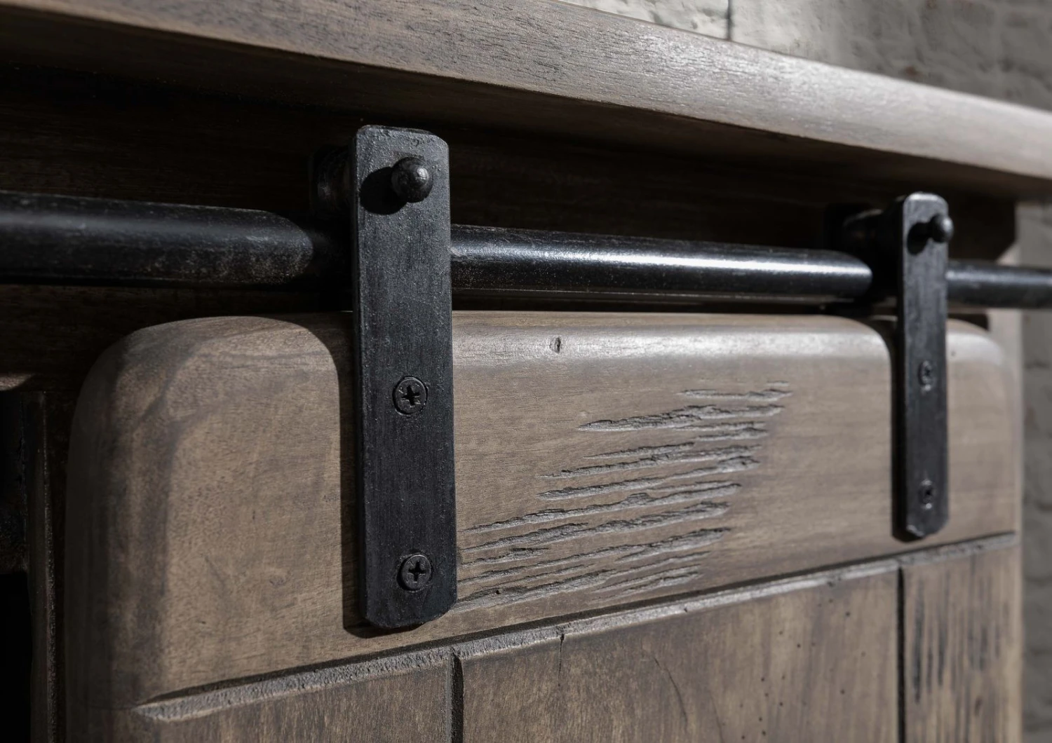 Meuble à Vin 80x40 Manguier Laqué Gris RAILWAY #240 6 Meuble à Vin 80x40 Manguier Laqué Gris RAILWAY #240 – Image 6