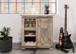 Étagère à Vin 80x40 Manguier Laqué Blanchi RAILWAY #340 12 Étagère à Vin 80x40 Manguier Laqué Blanchi RAILWAY #340 -Massivmoebel24 09 312 772 2031 4