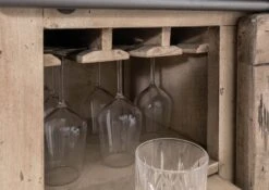 Étagère à Vin 80x40 Manguier Laqué Blanchi RAILWAY #340 15 Étagère à Vin 80x40 Manguier Laqué Blanchi RAILWAY #340 -Massivmoebel24 09 312 772 2031 7