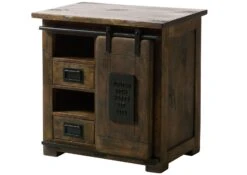 Commode En Bois De Manguier Huilé RAILWAY #423 -Massivmoebel24 09 312 772 3021 09