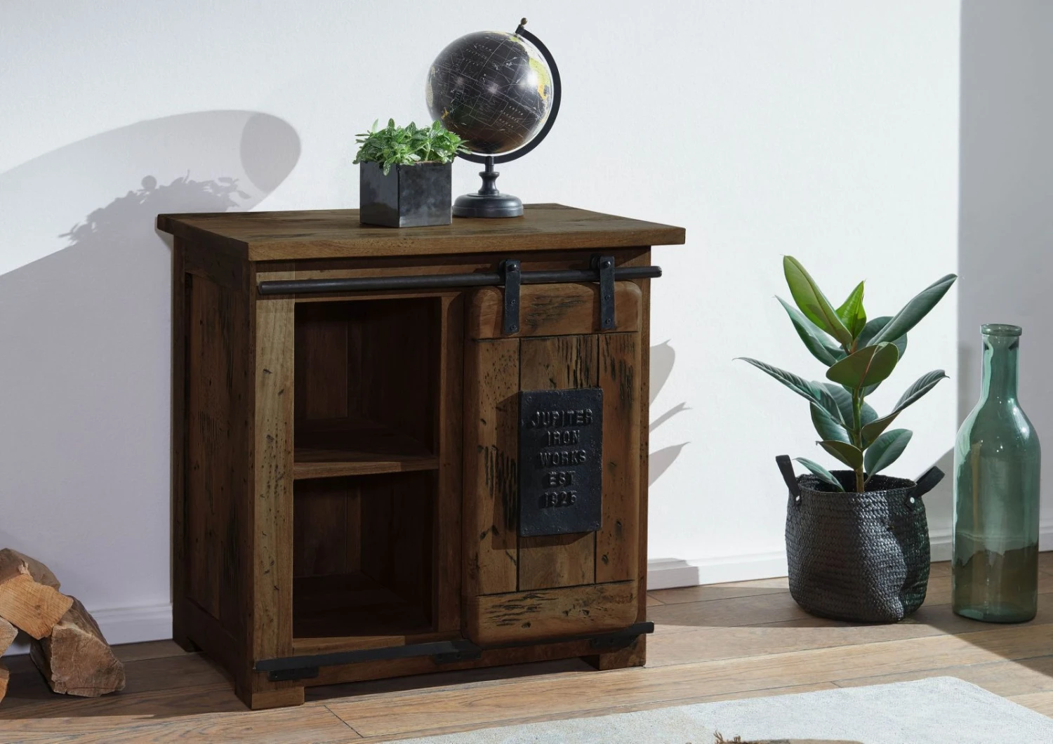 Commode En Bois De Manguier Huilé RAILWAY #424 2 Commode En Bois De Manguier Huilé RAILWAY #424 – Image 2