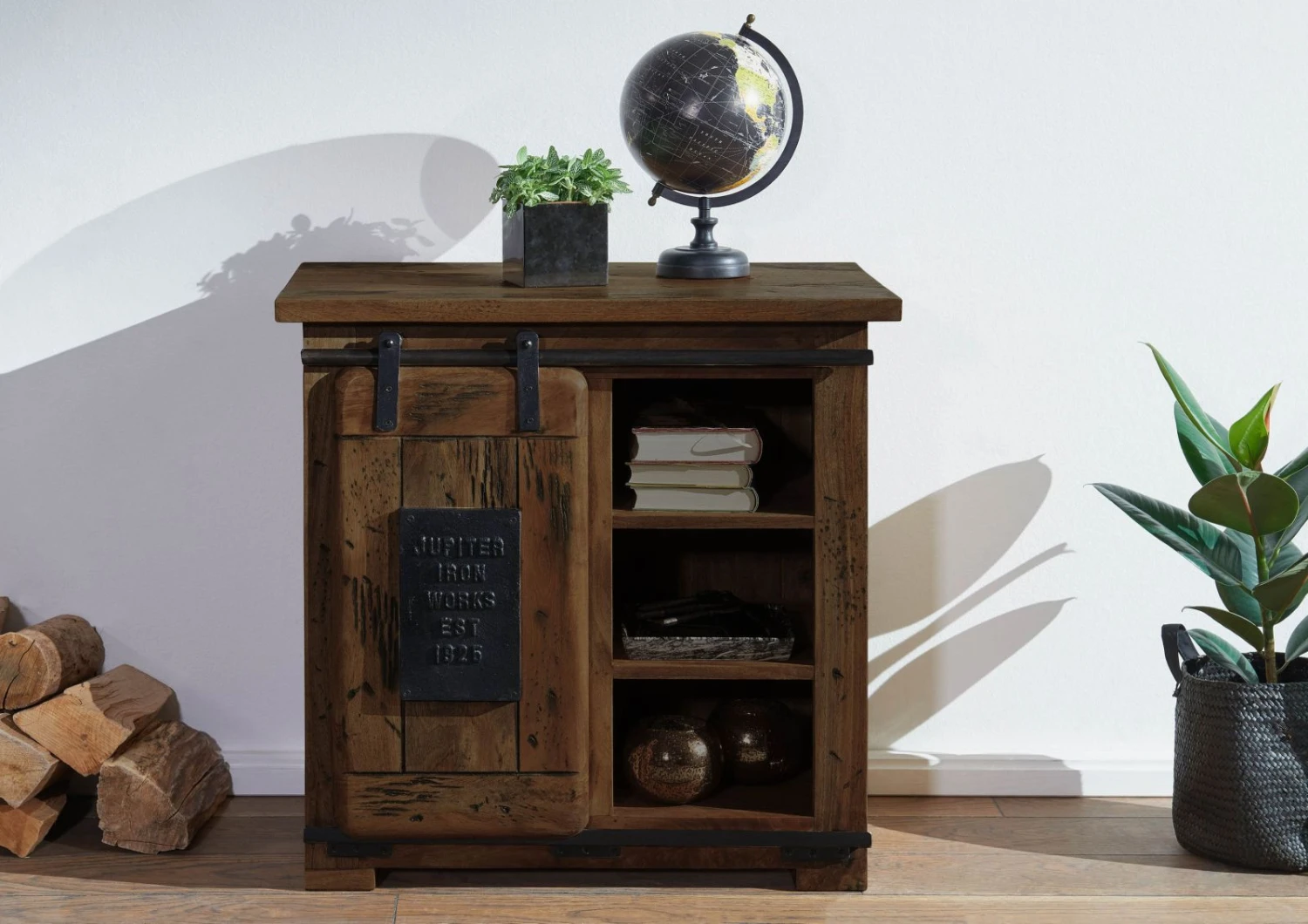 Commode En Bois De Manguier Huilé RAILWAY #424 3 Commode En Bois De Manguier Huilé RAILWAY #424 – Image 3