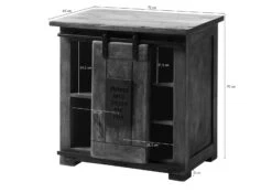 Commode En Bois De Manguier Huilé RAILWAY #424 17 Commode En Bois De Manguier Huilé RAILWAY #424 -Massivmoebel24 09 312 772 3022 08