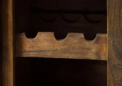 Bar à Vin En Bois De Manguier Huilé RAILWAY #440 15 Bar à Vin En Bois De Manguier Huilé RAILWAY #440 -Massivmoebel24 09 312 772 3031 07