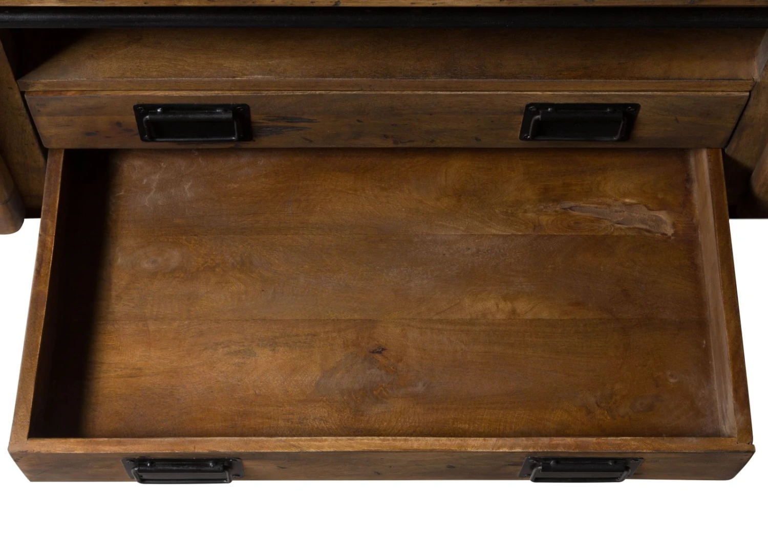 Meuble TV En Bois D' Acacia Huilé RAILWAY #446 6 Meuble TV En Bois D' Acacia Huilé RAILWAY #446 – Image 6