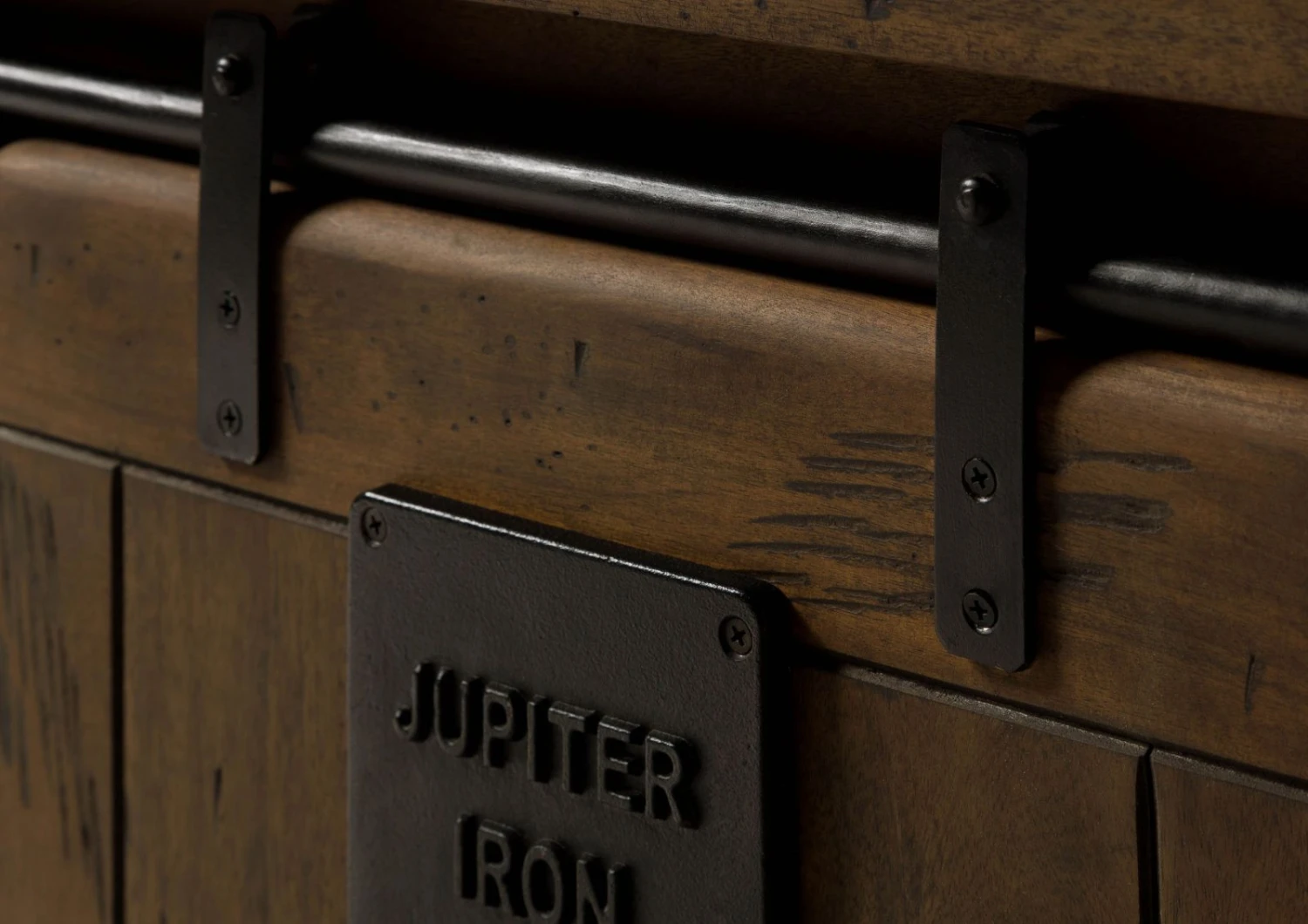 Meuble TV En Bois D' Acacia Huilé RAILWAY #446 7 Meuble TV En Bois D' Acacia Huilé RAILWAY #446 – Image 7