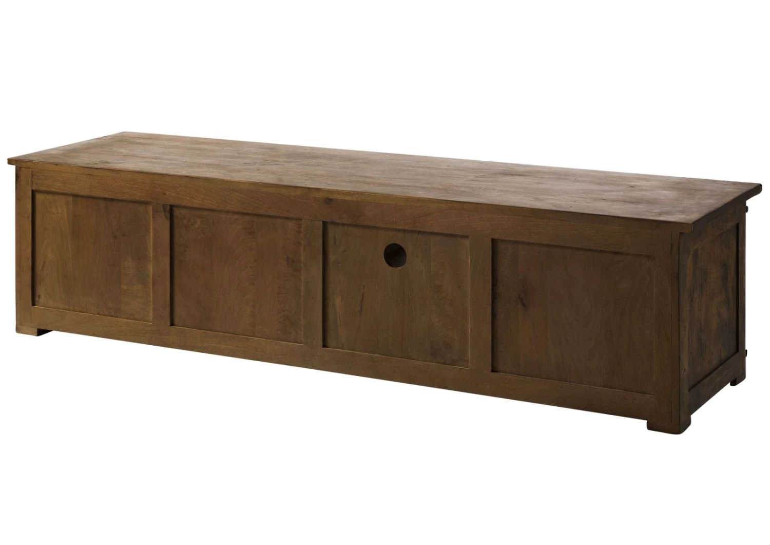 Meuble TV En Bois De Manguier Huilé RAILWAY #451 8 Meuble TV En Bois De Manguier Huilé RAILWAY #451 – Image 8