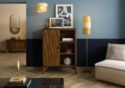 Commode Manguier 90x45x120 Marron Huilé / Granit Foncé LOS ANGELES #110 13 Commode Manguier 90x45x120 Marron Huilé / Granit Foncé LOS ANGELES #110 -Massivmoebel24 09 312 891 1110 04