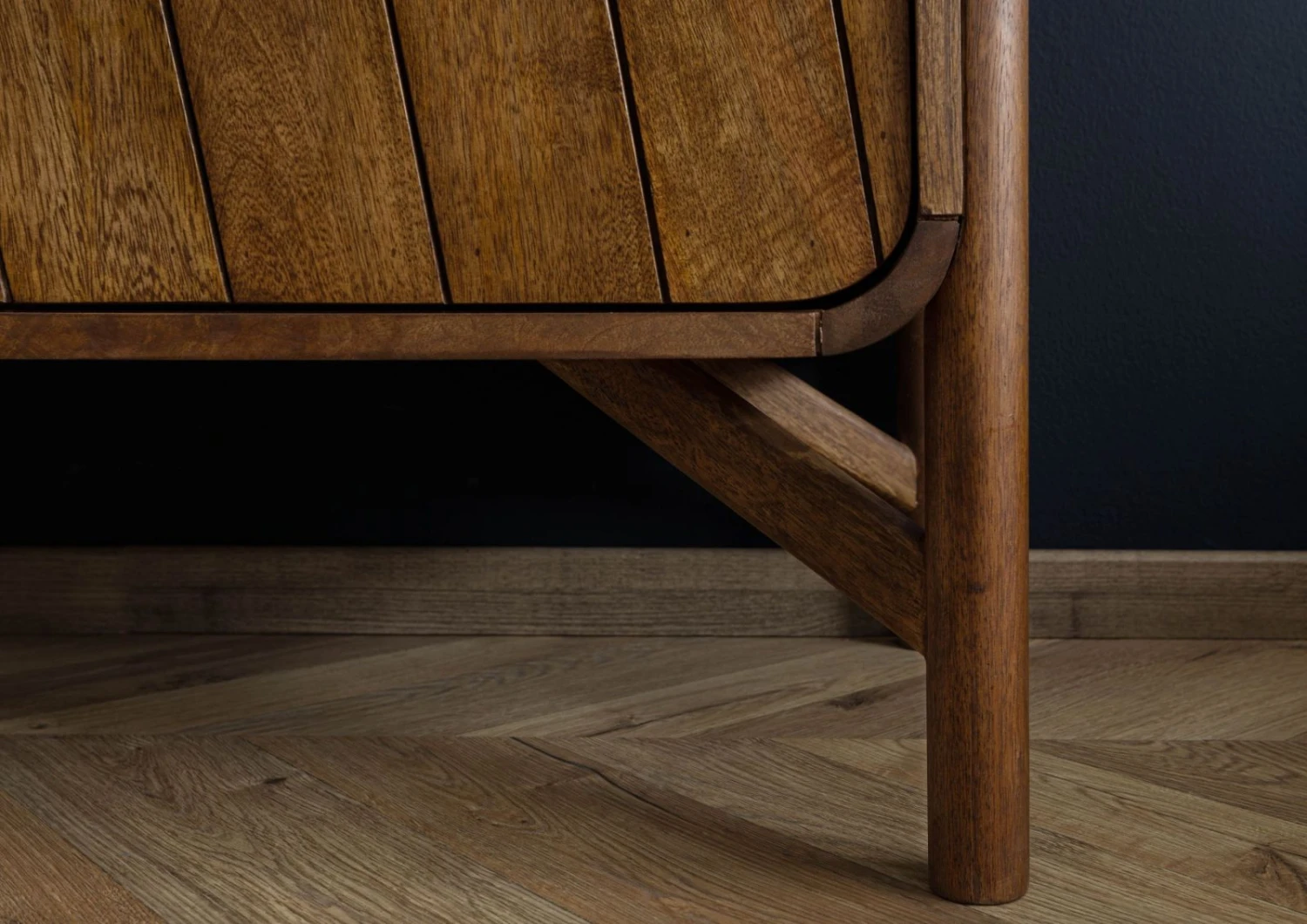 Commode Manguier 90x45x120 Marron Huilé / Granit Foncé LOS ANGELES #110 5 Commode Manguier 90x45x120 Marron Huilé / Granit Foncé LOS ANGELES #110 – Image 5