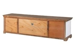 Meuble TV Manguier 200x45x55 Laqué Blanc TOULOUSE #110 -Massivmoebel24 09 313 188 1010 10