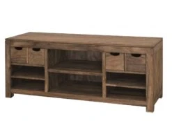 Meuble TV 148x50 Palissandre Huilé Gris Taupe NATURE GREY #40 11 Meuble TV 148x50 Palissandre Huilé Gris Taupe NATURE GREY #40 -Massivmoebel24 09 313 550 0040 9