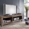 Meuble TV 148x45 Palissandre Huilé Gris Taupe NATURE GREY #0123
