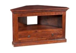 Meuble D'angle 97x51 Acacia Laqué Nougat OXFORD #504 -Massivmoebel24 09 313 620 00P7 9