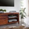 Meuble TV 110x40 Palissandre Huilé Noisette BROOKLYN #15