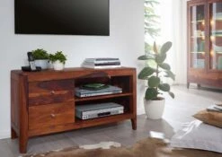 Meuble TV 110x40 Palissandre Huilé Noisette BROOKLYN #15
